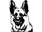  Dogs German Shepherd 0 2 D R P A 1 Decal