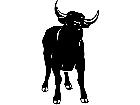  Domestic Animals Bull 0 1 P A 1 Decal