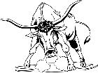  Domestic Animals Bull T G P A 1 Decal