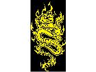  Dragon Flame Decal