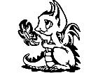  Dragon Flower Decal