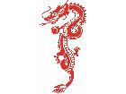  Dragon Red China Decal