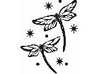  Dragonflies Decal