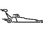  Dragster Decal