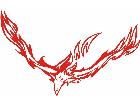  Eagle Body Flaming 1 1 E F 1 Decal