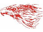  Eagle Flame Head 0 4 E F 1 Decal