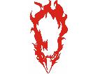  Eagle Flame Head 0 5 E F 1 Decal