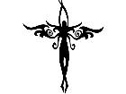  Fairy Cross Decal