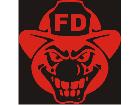  Fire Department Ball Decal