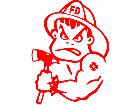  Fire Department Tough Guy Decal