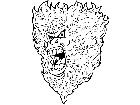  Fire Monkey Face M B 1 Decal