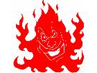  Fireman Flamer Decal