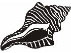  Fish Conch P A 1 Decal