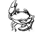 Fish Lady Crab M G P A 1 Decal