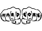  Fists Hardcore Decal
