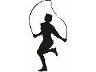  Fitness Silhouettes 1 2 Decal