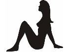  Fitness Silhouettes 1 5 Decal