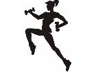  Fitness Silhouettes 2 6 Decal