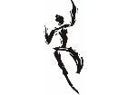  Fitness Silhouettes 4 4 Decal