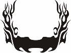  Flames Custom Banner 0 4 4 Decal