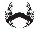  Flames Custom Banner 0 4 8 Decal