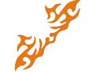  Flames Tribal Style 0 0 5 Decal