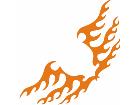  Flames Tribal Style 0 0 6 Decal