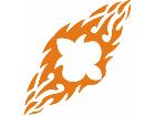  Flames Tribal Style 0 1 7 Decal