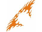  Flames Tribal Style 0 3 9 Decal