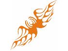  Flames Tribal Style 0 4 5 Decal