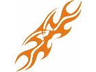  Flames Tribal Style 0 5 2 Decal