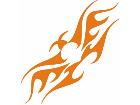  Flames Tribal Style 0 5 4 Decal