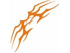  Flames Tribal Style 0 5 8 Decal