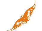  Flames Tribal Style 0 5 9 Decal