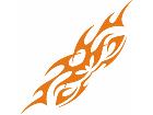 Flames Tribal Style 0 6 1 Decal