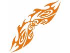  Flames Tribal Style 0 6 6 Decal