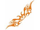  Flames Tribal Style 0 6 9 Decal