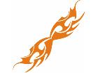  Flames Tribal Style 0 7 0 Decal