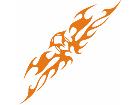  Flames Tribal Style 0 8 7 Decal