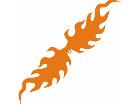  Flames Tribal Style 0 9 0 Decal