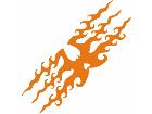  Flames Tribal Style 0 9 1 Decal