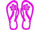  Flip Flop Sandals 1 Decal