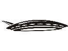  Flying Saucer Alien Decal