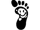  Foot Happy Decal
