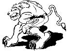  Football Lion 1 M B 1 Decal