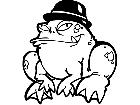  Frog Tophat Decal