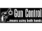  Gun Control Hands Decal