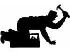  Handyman Worker Decal
