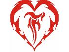  Heart Tribal Sharp Decal
