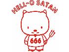  Hell- O- Satan Decal